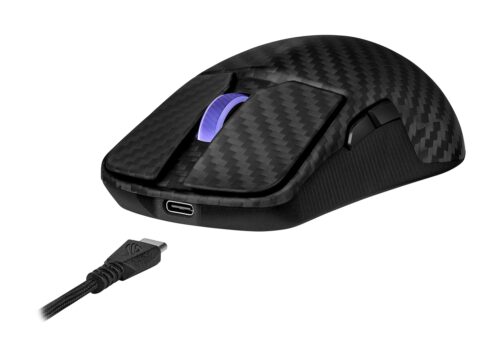 ASUS ROG Harpe Ace Extreme Wireless Gaming Mouse side view